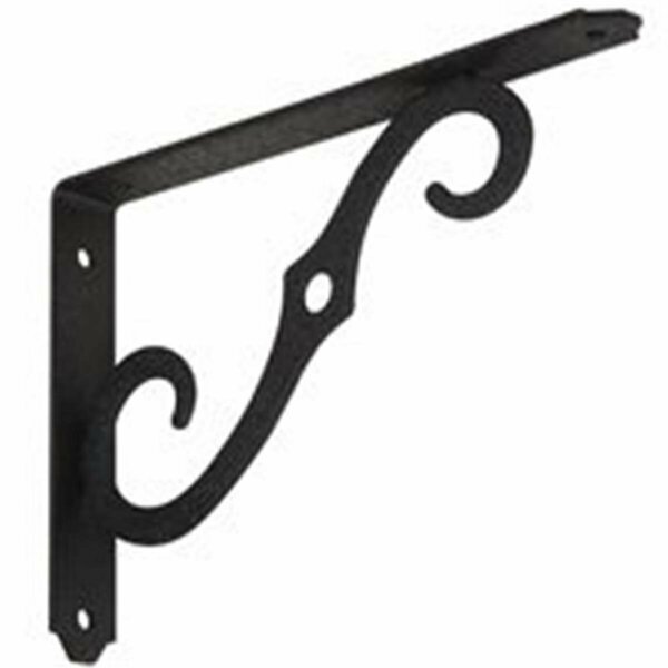 Totalturf 229427 Deco-Shelf Bracket 8 x 5.5 In. Black TO3122472